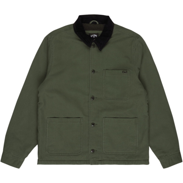 2026 Billabong Mens Chore Jacket EBYJK00150 - Riffle Green